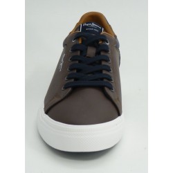 Deportivo plano marca pepe jeans en color marron