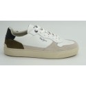 Deportivo plano marca pepe jeans en color blanco