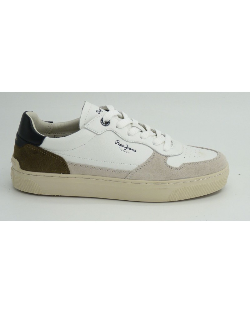 Deportivo plano marca pepe jeans en color blanco