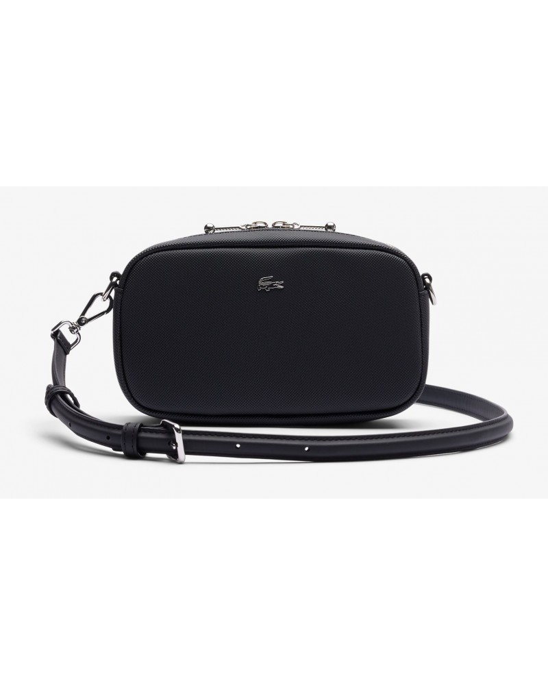 Bandolera marca lacoste en color negro