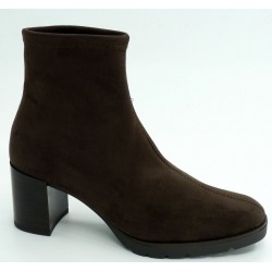 Botín mujer de miss elastic en marron 