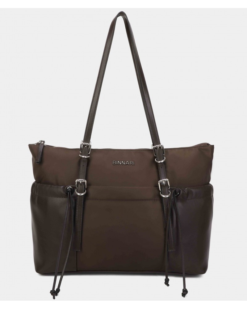 Bolso marca binnari en color marron