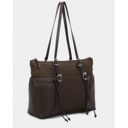 Bolso marca binnari en color marron