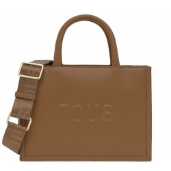 Shopping marca tous en color cuero