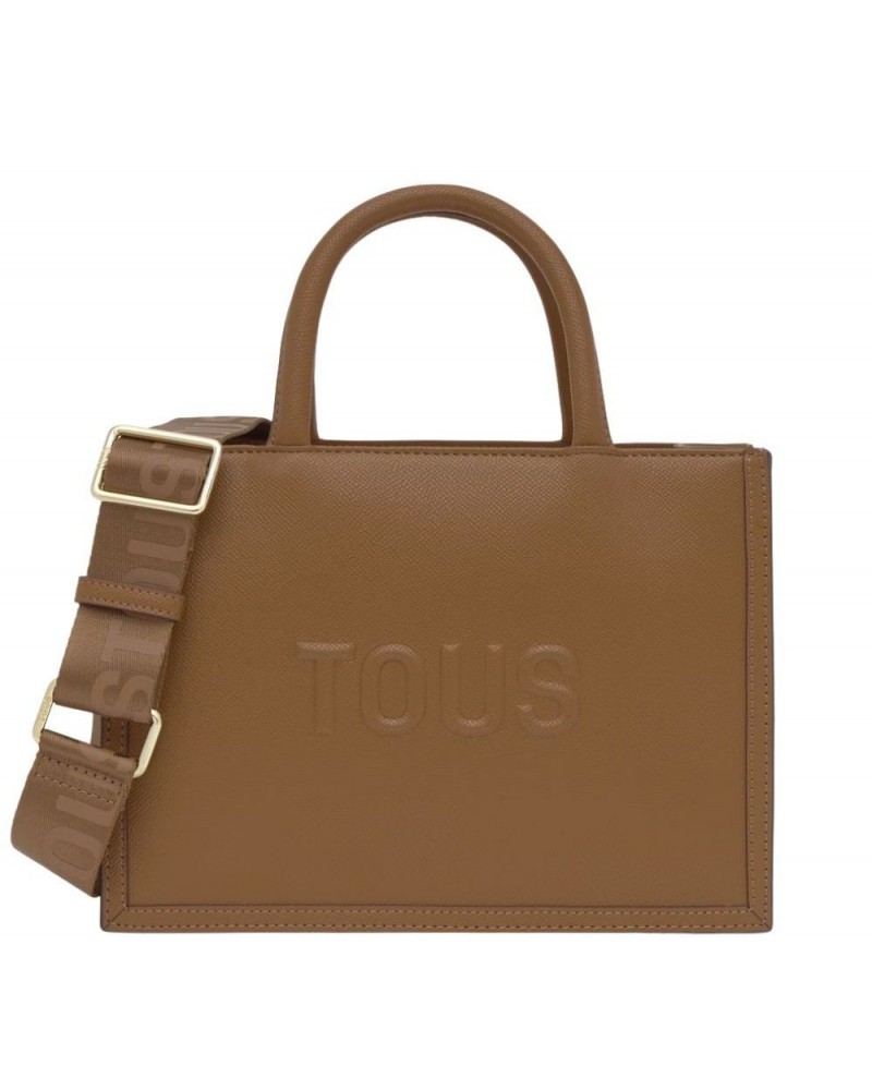 Shopping marca tous en color cuero