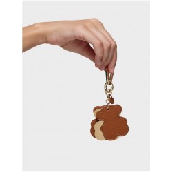 Llavero marca tous en color cuero