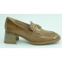 Mocasin marca hispanitas en color beige
