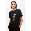 Camiseta mujer marca lola casademunt en color negro