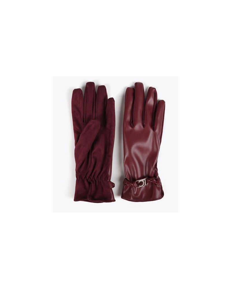 Guantes mujer marca lola casademunt en color rojo 
