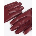Guantes mujer marca lola casademunt en color rojo 