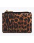 Monedero mujer marca lola casademunt en color leopardo 