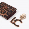 Monedero mujer marca lola casademunt en color leopardo 