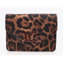 Monedero mujer marca lola casademunt en color leopardo 