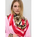 Pañuelo mujer marca lola casademunt en color leopardo 