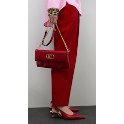 Bandolera mujer marca lola casademunt en color rojo 