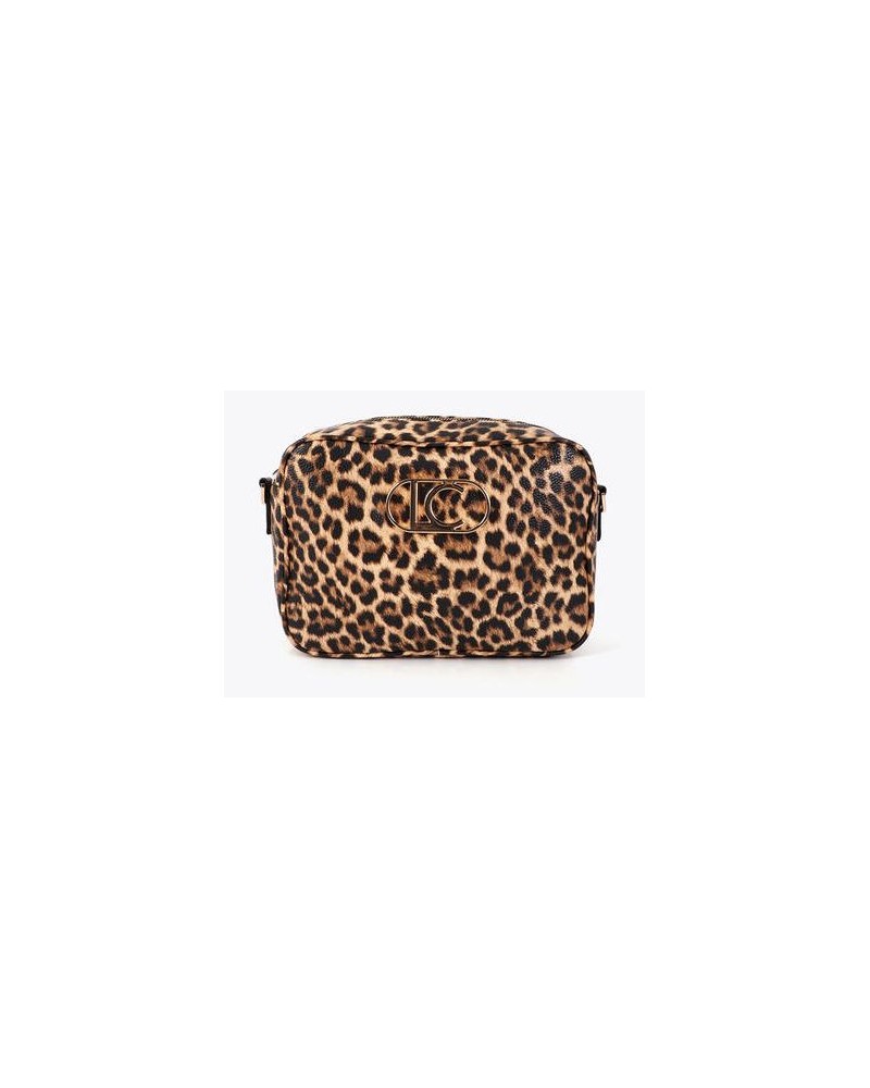 Bandolera mujer marca lola casademunt en color leopardo 