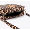 Bandolera mujer marca lola casademunt en color leopardo 