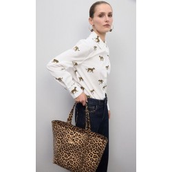 Shopping mujer marca lola casademunt en color leopardo 