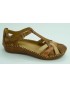 Sandalia mujer marca pikolinos en color cuero