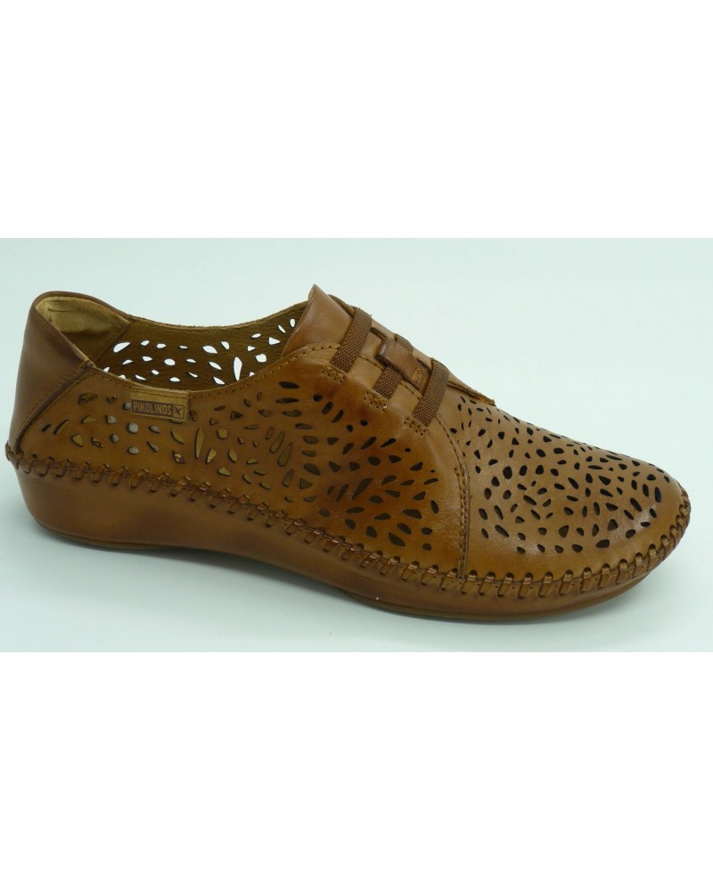Deportivo mujer marca pikolinos en color cuero