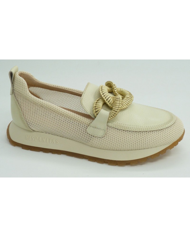 Zapato mujer marca hispanitas en color blanco