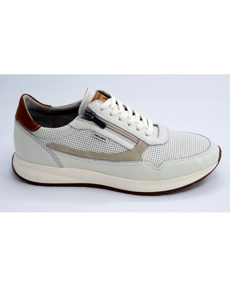 Zapato hombre marca pikolinos en color blanco