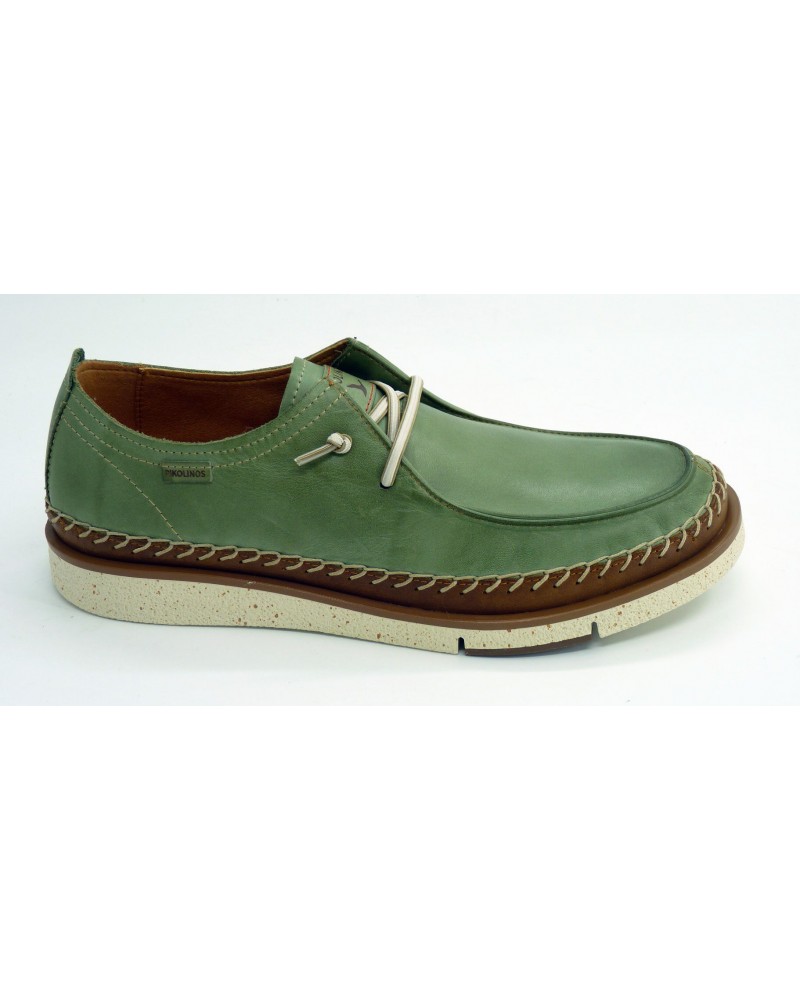 Zapato hombre marca pikolinos en color verde