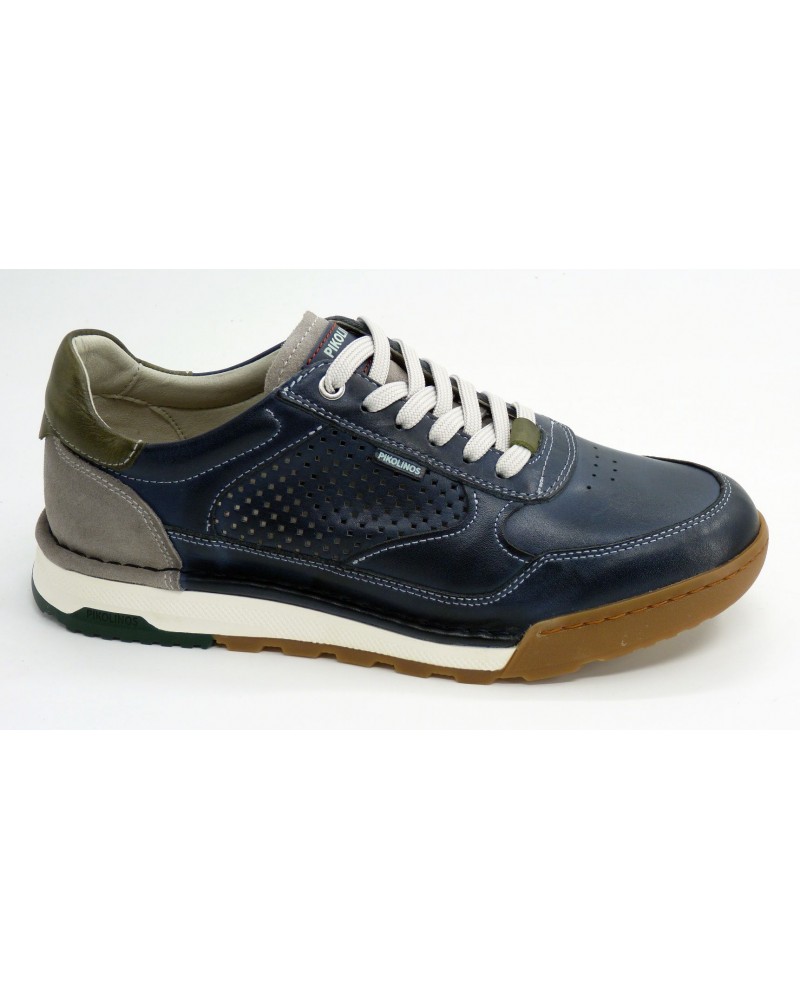 Zapato hombre marca pikolinos en color azul