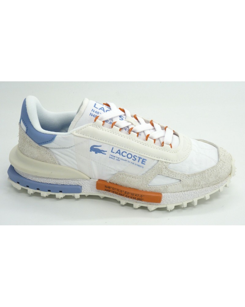 Deportivo hombre marca lacoste en color blanco