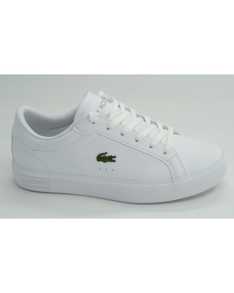 Deportivo mujer marca lacoste en color blanco