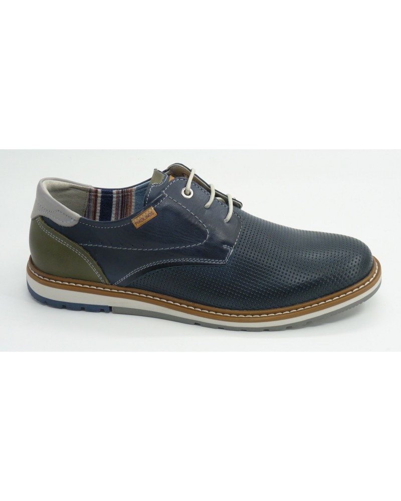 Zapato hombre marca pikolinos en color azul