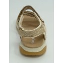 Sandalia mujer marca ecco en color beige
