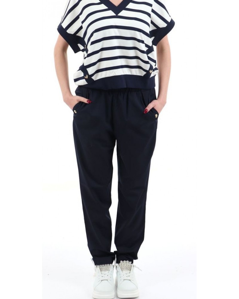 Pantalon mujer marca liu jo accessories en color marino