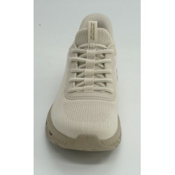 Deportivo mujer marca skechers en color beige
