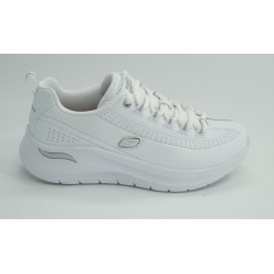Deportivo mujer marca skechers en color blanco