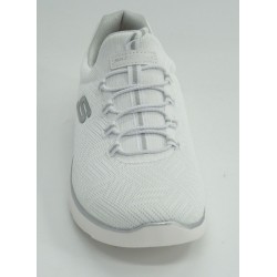 Deportivo mujer marca skechers en color blanco