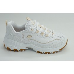 Deportivo mujer marca skechers en color blanco