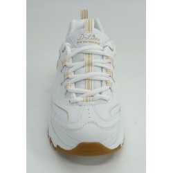 Deportivo mujer marca skechers en color blanco