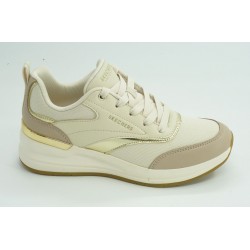 Deportivo mujer marca skechers en color beige