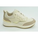 Deportivo mujer marca skechers en color beige