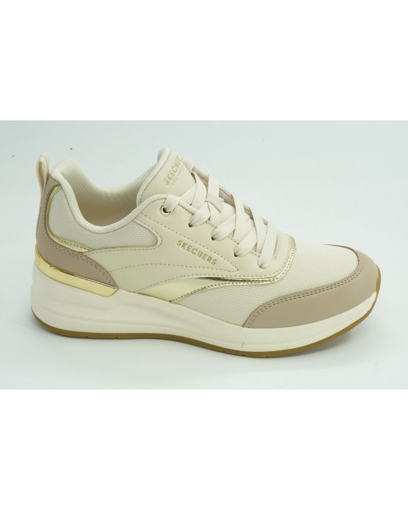 Deportivo mujer marca skechers en color beige