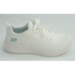 Deportivo mujer marca skechers en color blanco