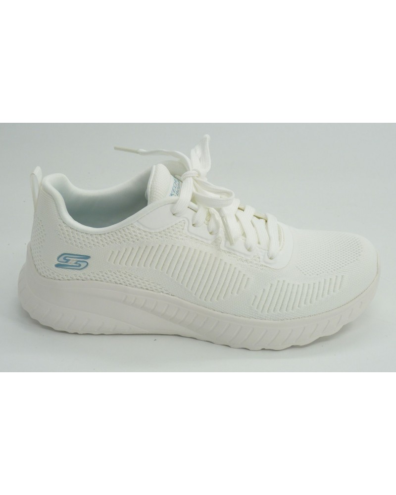 Deportivo mujer marca skechers en color blanco