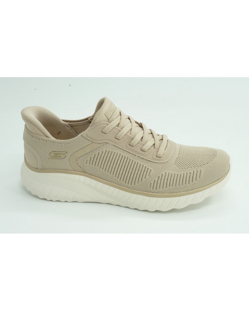 Deportivo mujer marca skechers en color beige
