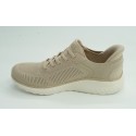 Deportivo mujer marca skechers en color beige