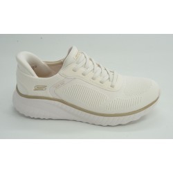 Deportivo mujer marca skechers en color blanco