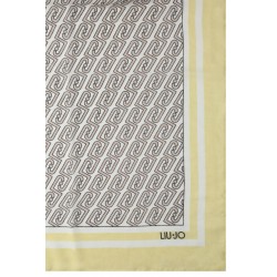 Pañuelo mujer marca liu jo accessories en color amarillo