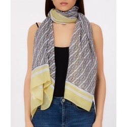 Pañuelo mujer marca liu jo accessories en color amarillo
