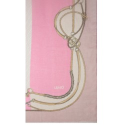 Pañuelo mujer marca liu jo accessories en color rosa