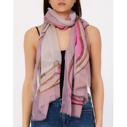 Pañuelo mujer marca liu jo accessories en color rosa